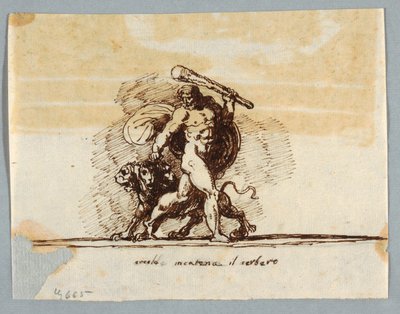 Herkules und Cerberus von Felice Giani