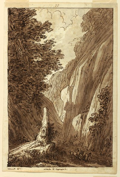 Der Weg nach Caprarola von Felice Giani