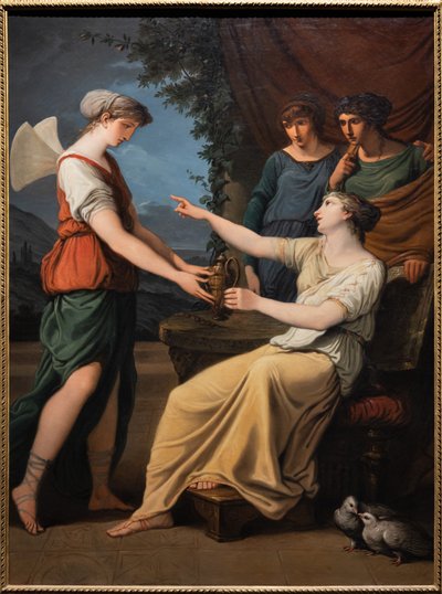 Venus befiehlt Psyche, das Wasser des Styx zu holen von Felice Gianni