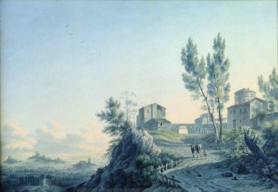 Castello di Lorenzetto, Castagneto, 1803 von Felice Marie Ferdinand Storelli