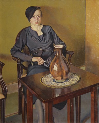 Frau mit einer Vase, ca. 1929 von Feliu Elias Bracons