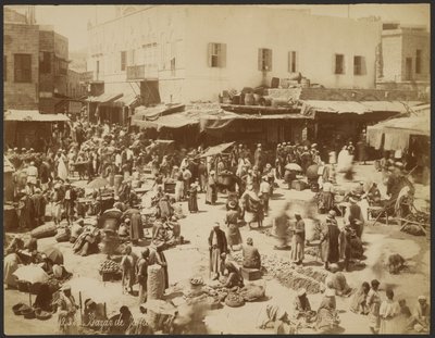 Basar von Jaffa von Félix Bonfils