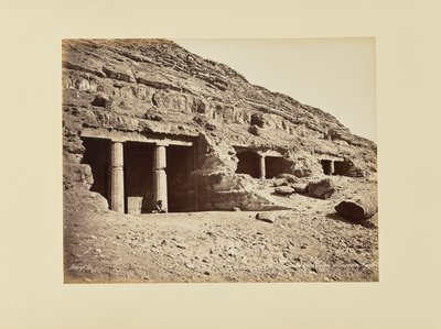 Grotte von Beni-Hassan, Ägypten von Félix Bonfils