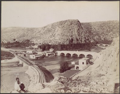 Les ponts du fleurs du chien von Félix Bonfils