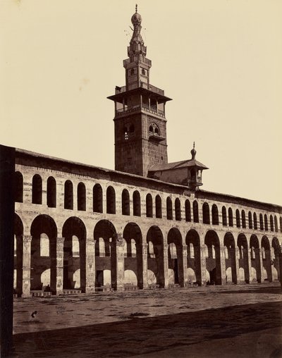 Minarett der Braut - Damaskus von Félix Bonfils