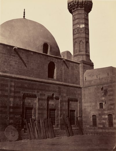 Moschee Es-Sahgir, im Vorort von Meydan - Damaskus von Félix Bonfils