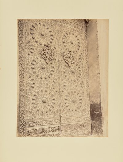 Moschee Moayed - Das Tor von Félix Bonfils