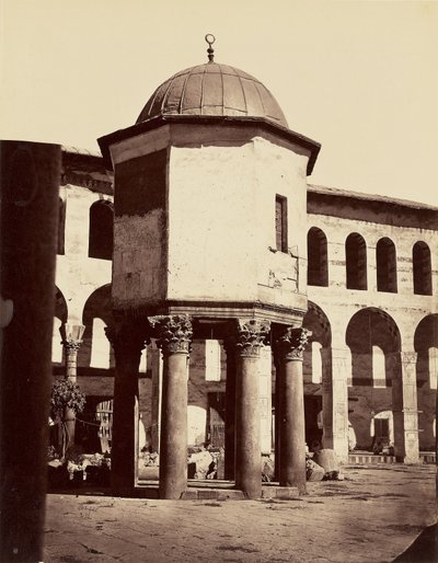 Kleine Kuppel der Großen Moschee (heiliges Buch) - Damaskus von Félix Bonfils