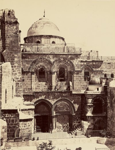 Grabeskirche - Jerusalem von Félix Bonfils