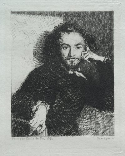 Baudelaire, nach Emil de Roy von Felix Bracquemond
