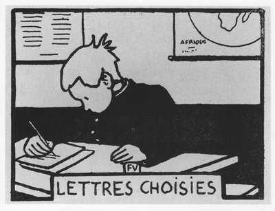 Karotte Poil: „lettres choisies“, Jules Renard, Illustration von Felix Vallotton, ed. Flammarion. von Felix Edouard Vallotton