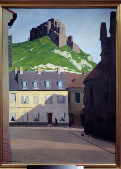 Chateau Gaillard aux Andelys. Gemälde von Felix Vallotton (1865-1925) von Felix Edouard Vallotton