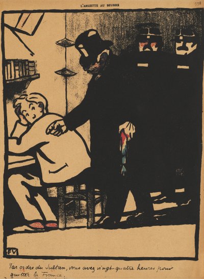Verbrechen und Strafen XXI, 778: Auf Befehl des Sultans von Felix Edouard Vallotton