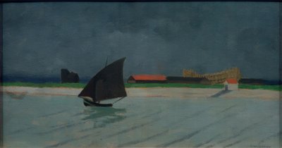 Die Seine-Mündung (Seestück) von Felix Edouard Vallotton