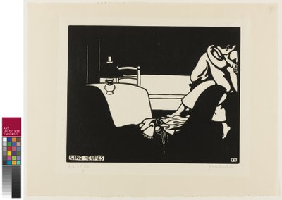 Fünf Uhr, Platte sieben aus Intimitäten von Felix Edouard Vallotton