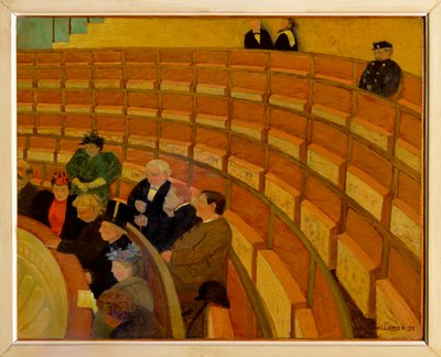 La troisieme galerie au Theatre du Chatelet von Felix Edouard Vallotton