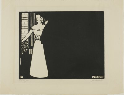 Geld, Platte fünf aus Intimitäten von Felix Edouard Vallotton