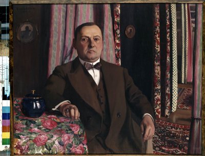 Porträt des Kunstsammlers Georges Haasen von Felix Edouard Vallotton