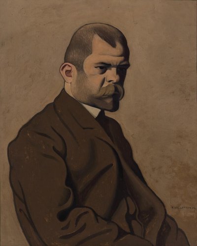 Porträt von Ambroise Vollard 1865-1939, 1902 von Felix Edouard Vallotton