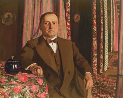 Porträt von Georg E. Haasen, 1913 von Felix Edouard Vallotton