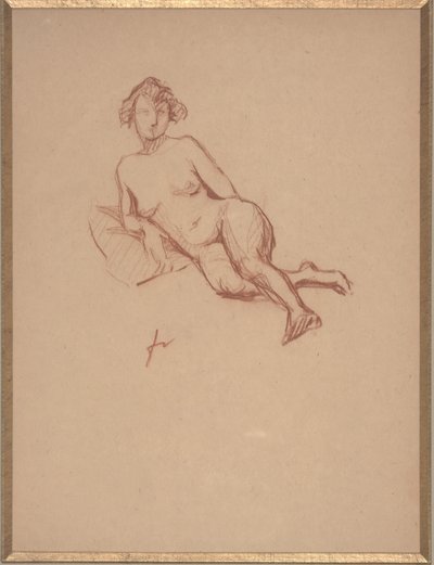 Liegender weiblicher Akt von Felix Edouard Vallotton