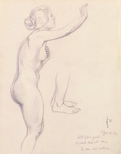 Studie für Perseus und Andromeda, 1918 von Felix Edouard Vallotton