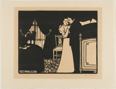 Die feine Nadel, Platte drei aus Intimitäten von Felix Edouard Vallotton