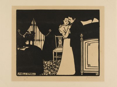Der feine Stift, Platte drei aus Intimitäten von Felix Edouard Vallotton
