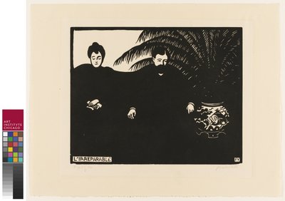 Das Unwiederbringliche, Platte zehn aus "Intimitäten" von Felix Edouard Vallotton
