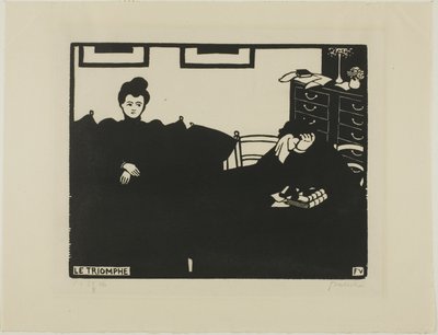 Der Triumph, Tafel zwei aus Intimitäten von Felix Edouard Vallotton