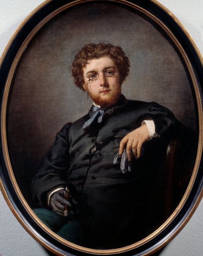 Porträt von George Bizet, französischer Komponist von Felix Henri Giacomotti