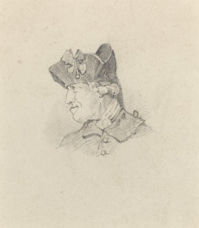 Kopf eines Mannes von Felix Hilaire Buhot