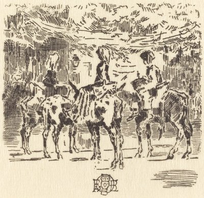 Les Petits Anes de Luchon von Felix Hilaire Buhot