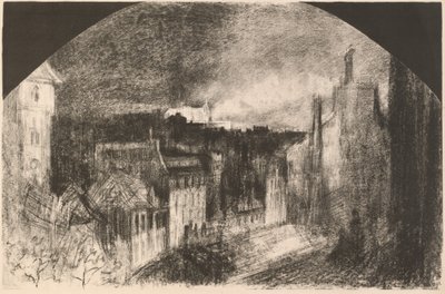Bastille-Tag in Montmartre von Felix Hilaire Buhot