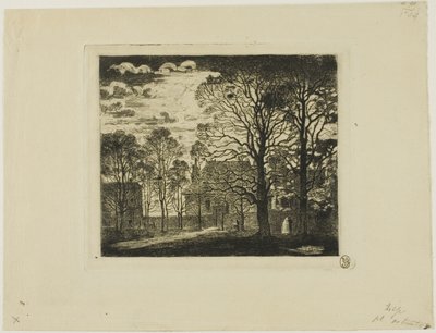 Das Kloster, Allee des Observatoriums von Felix Hilaire Buhot