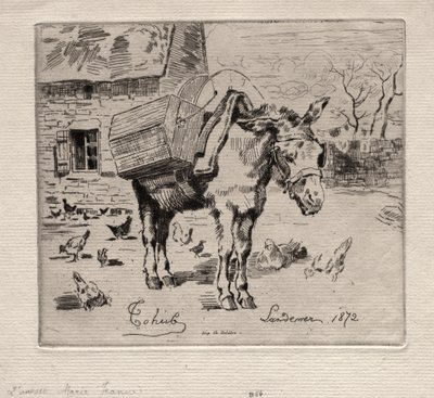 Das Maultier, Marie-Jeanne von Felix Hilaire Buhot