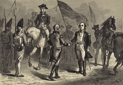 General Lincoln empfängt Cornwallis