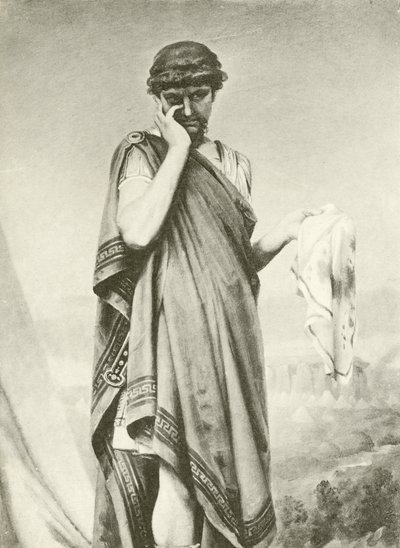 Cymbeline. Akt V-Szene I (Gravur) von Felix Octavius Carr Darley