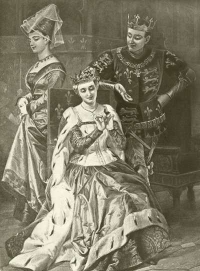 König Heinrich der Fünfte. Akt V, Szene II von Felix Octavius Carr Darley