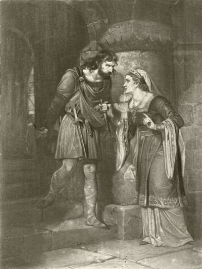 Macbeth. Akt II, Szene II von Felix Octavius Carr Darley
