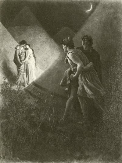 Troilus und Cressida. Akt V-Szene II (Gravur) von Felix Octavius Carr Darley