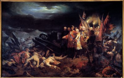 Österreichischer Erbfolgekrieg (1740-1748): Die Schlacht von Fontenoy von Felix Philippoteaux