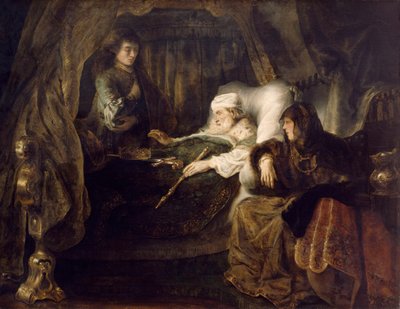Davids letzte Anweisung an Salomo von Ferdinand Bol