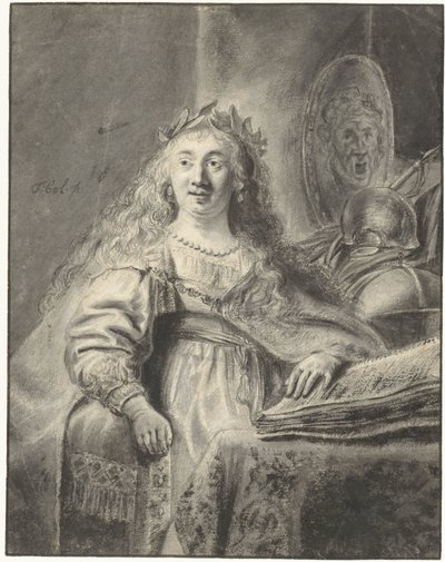 Minerva in ihrem Arbeitszimmer von Ferdinand Bol