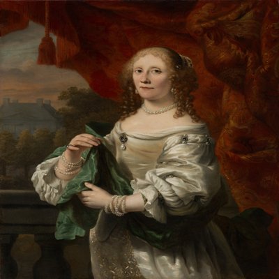 Porträt einer Frau von Ferdinand Bol