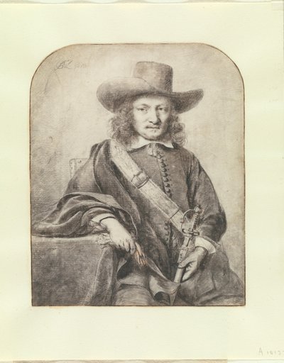 Porträt eines Offiziers aus Gouda von Ferdinand Bol