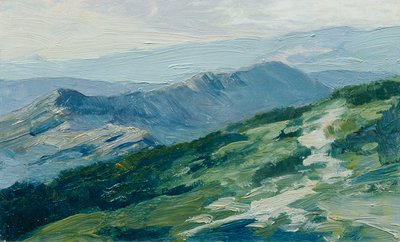 Riesengebirge (aus der Mappe „16 Ansichten tschechischer Landschaften 