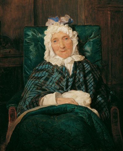 Aloisia Eltz im Lehnstuhl von Ferdinand Georg Waldmuller
