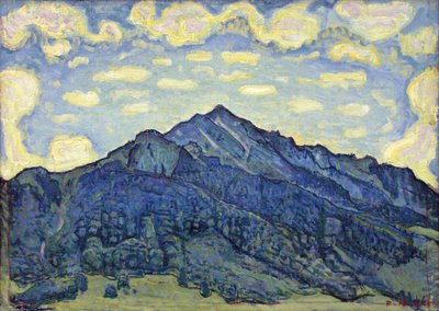 Landschaft in den Schweizer Alpen von Ferdinand Hodler