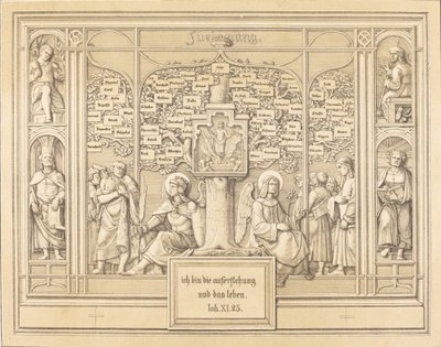 Widmung: Ich bin die Auferstehung und das Leben von Ferdinand Olivier